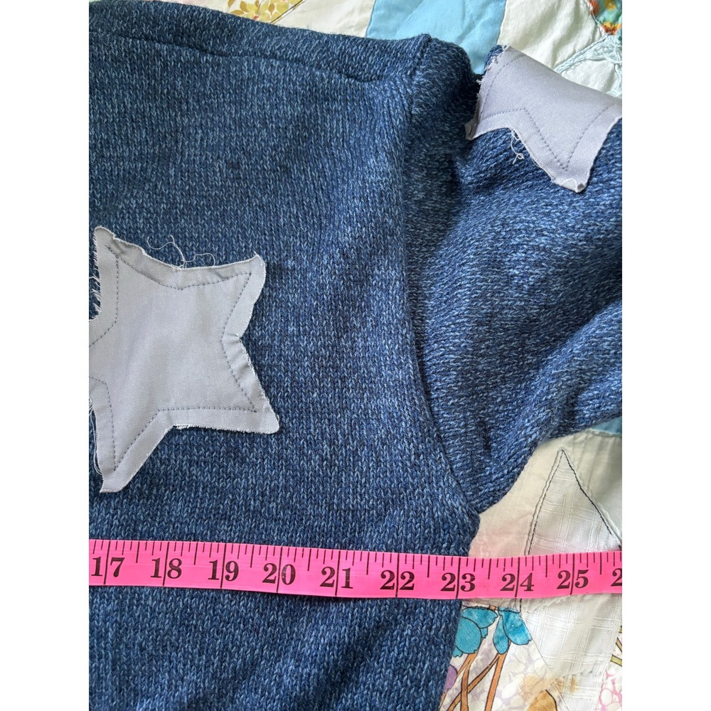 Coraline 15th Anniversary Hot Topic Star Patch Cardigan Blue Marl Large - Picture 6 of 7
